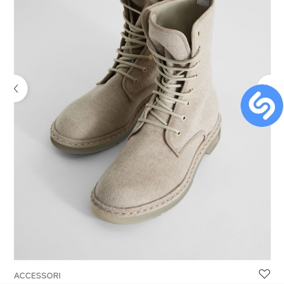 MAXMARA CASHMERE BAKER COMBAT BOOTS - Picture 3 of 7